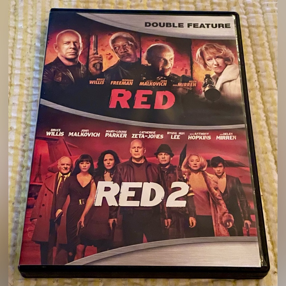 ⛓️ Double Feature RED and RED 2 DVD 📀